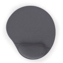 Gembird MP-GEL-GR - Muismat met polssteun - 240 x 220 mm - Grijs