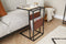 Lifa Living Magazine rek Manhattan - Tijdschriftenrek - Hout Veganistisch leer - Bruin - 35x45x63 (LxBxH)