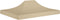 vidaXL - Partytentdak - 270 - g/m² - 4,5x3 - m - beige