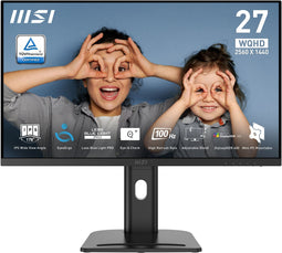 MSI PRO MP273QP E2 - Monitor - 27" Quad HD 2560x1440 100Hz IPS - Zwart