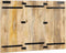 vidaXL - Hoofdbord - 120 - cm - massief - ruw - mangohout