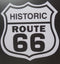 Metalen wandbord Route 66 en VW retro Bus