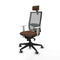 Bureaustoel Piqueras y Crespo 4B066G2 Donkerbruin