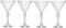 Bormioli Rocco Martini Glazen America 20's 240 ml - 4 Stuks
