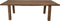 HSM Collection -Rechthoekige eettafel tuin - 200x100x76 - Naturel - Teak