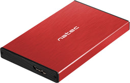 Natec NKZ-1279 - Externe behuizing - USB 3.0 - Rood