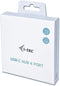 i-tec C31HUBMETAL403 - USB-C Metal 4-port HUB - USB 3.2 x 4 - Grijs