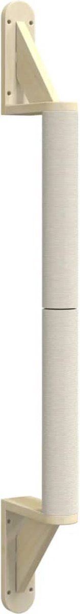 vidaXL - Kattenkrabpaal - wandgemonteerd - 109 - cm - sisal