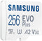Samsung EVO Plus (2024) - microSDXC 256GB - UHS-I tot 160 MB/s - A1 V10