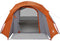 vidaXL - Tent - 4-persoons - waterdicht - grijs - en - oranje