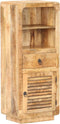 vidaXL - Hoge - kast - 45x32x110 - cm - ruw - mangohout