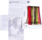 Thea Gouverneur - Borduurpakket met telpatroon - 411 - Voorgesorteerde DMC Garens - Fervid Roos - Linnen - 44 cm x 44 cm - DIY Kit
