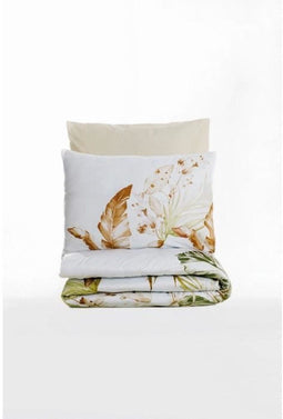 Satin King - Dekbedovertrekset - 100% katoen satijn - 240 x 220 cm - Beige (2 stuks)