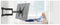 Hama 00220853 - Muurbeugel - Verticaal kantelbaar - Max. 65