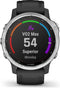 Garmin fēnix 6S Solar - GPS Smartwatch - Zonne-energie functie - Zilver (Zwart)