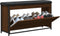 vidaXL - Schoenenbankje - met - klaplade - 102x32x56 - cm - bruin - eikenkleur