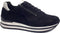 Gabor 76.528.67 - Lage sneakers - Suède - Chunky zool - Zwart - Maat 38.5