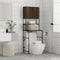 vidaXL - Wasmachinekast - 68x48,5x194 - cm - bruin - eikenkleur