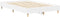 vidaXL - Bedframe - zonder - matras - 140x190 - cm - spaanplaat - wit
