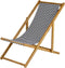 Bo-Camp Soho - Strandstoel - Bamboo frame - Zwart