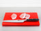 Hygiplas Standaard Snijplank met Lage Dichtheid Rood J255 - Horeca