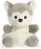 Palm Pals Busky Husky - Knuffel 13 cm - Past in palm van hand