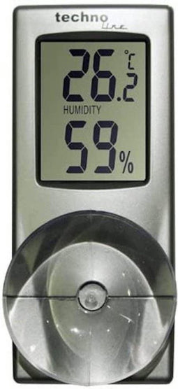 Technoline WS 7025 - digitale thermometer voor op het raam