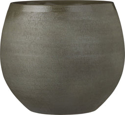 Mica Decorations Douro Bloempot - H25 x Ø29 cm - Terracotta - Groen