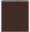 vidaXL - Tuinschuur - 192x191x223 - cm - gegalvaniseerd - staal - donkerbruin