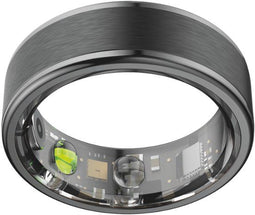 NOLATR Plus, Slimme Ring met Stappenteller, Activiteitstracker & Hartslagmeter – Zonder Abonnement & Nederlandse App – Zwart – Maat 9