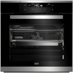 BEKO BIDM15500XDS - Multifunctie oven - Combi stoom - 20 functies - Zwart glas