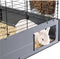 Ferplast Multipla Maxi - Dierenverblijf - 142.5x72x50 cm Grijs
