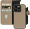 Mobiparts - Apple iPhone 14 Pro - Leather 2 in 1 Wallet Case - MagSafe geschikt - Taupe