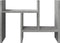 Bureau organiser 34,5x15,5x35,5 cm bewerkt hout betongrijs