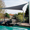 Schaduwdoek/zonnescherm driehoek creme wit 3.6 x 3.6 x 3.6 meter - Terras/tuin zonwering