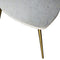 HSM Collection Salontafel Marseille - 90x60x36 cm - Wit/goud - Marmer/metaal