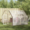 vidaXL - Plantenafdekking - met - zeilringen - 2x6 - m - polyethyleen