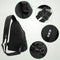 Travelhawk Schoudertas - Crossbody Tas - Waterdicht - Zwart
