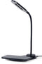 Gembird Bureaulamp - Draadloze oplader 10W - Zwart