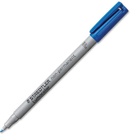 Viltstift staedtler ohp lumo f 316 non perm blauw |