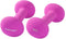 Tunturi Dumbbell set - 2 x 3 kg - Neopreen - Fluor Paars (2 stuks)