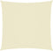 vidaXL - Zonnescherm - vierkant - 5x5 - m - oxford - stof - crèmekleurig