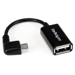 Startech.com UUSBOTGRA - USB 2.0 micro naar USB 2.0 type-A - 12,7 cm - Zwart