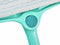 Leifheit Raam- en kozijnwisser 4 in 1 - Click System - 32 cm wisbreedte - Grijs Turquoise Wit Zwart