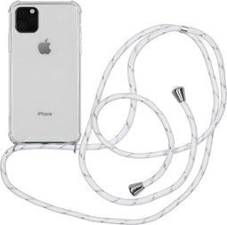iMoshion Hoesje Geschikt voor iPhone 11 Pro Max Hoesje Met Koord - iMoshion Backcover met koord - Transparant