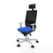Bureaustoel met hoofdsteun Piqueras y Crespo 4B026N1 Blauw