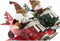Kerstversiering DKD Home Decor Vliegtuig Metaal (36,5 x 23 x 25 cm) (2 Stuks)