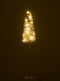 J-Line decoratie kerstboom Takken - riet - wit - medium - LED lichtjes
