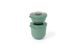 Amuse Tylla Sage 2-delige Lunchset - 200+500 ml - Perfect Afsluitbare Snackdoosje en lunchpot - Groen