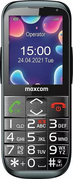 MaxCom Comfort MM724 - Mobiele 4G telefoon - Grote toetsen helder display SOS toets